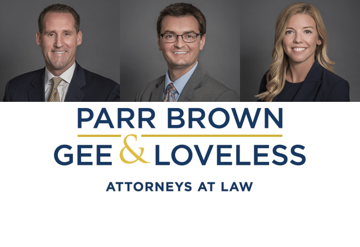 Photos of the new attorneys joining Parr Brown: Toone, Parry and Medley