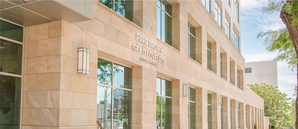 Utah law firm Parr Brown Gee & Loveless attorneys