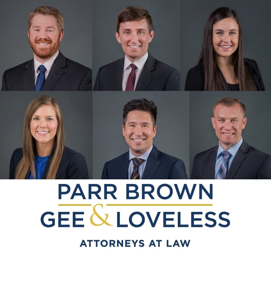 photos of the Six new associates that joined Parr Brown Gee & Loveless